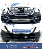 W222 S63 AMG VOORBUMPER + ACHTERBUMPER COMPLEET ZWART WIT GR, Utilisé, -, Arrière, -