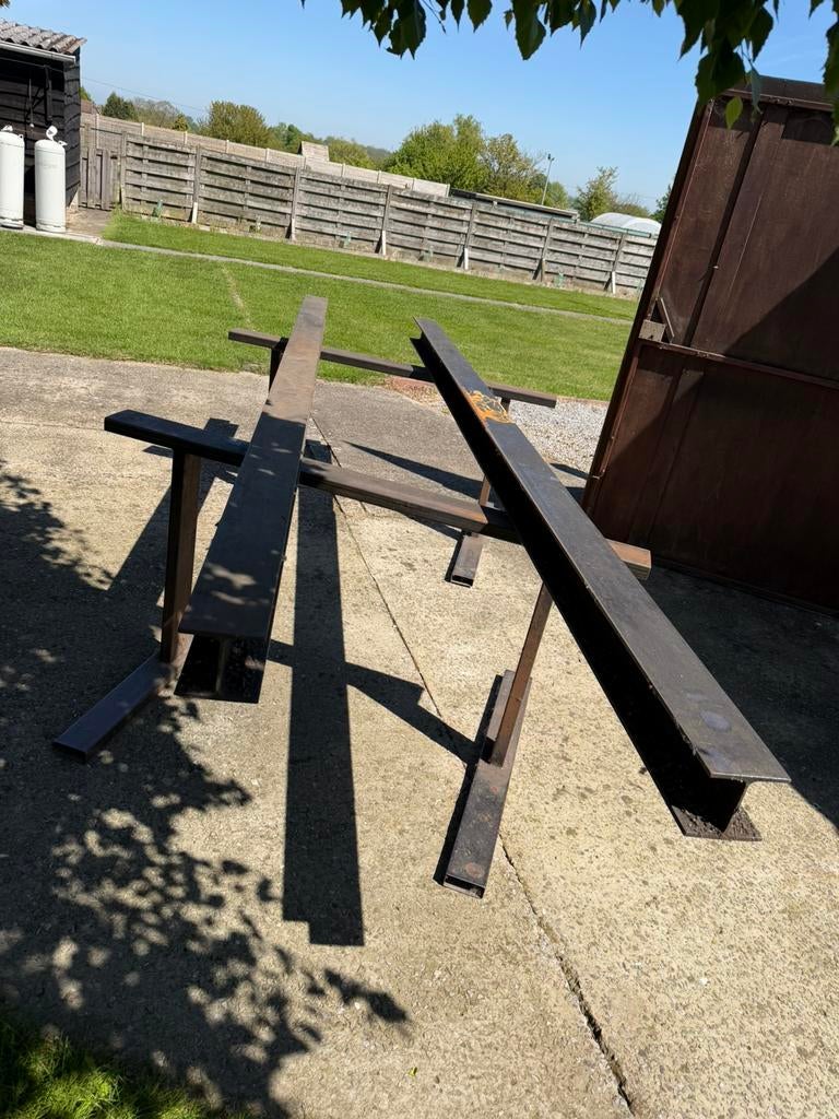 Stalen liggers - petrel, Doe-het-zelf en Bouw, Ophalen, Gebruikt, IJzer