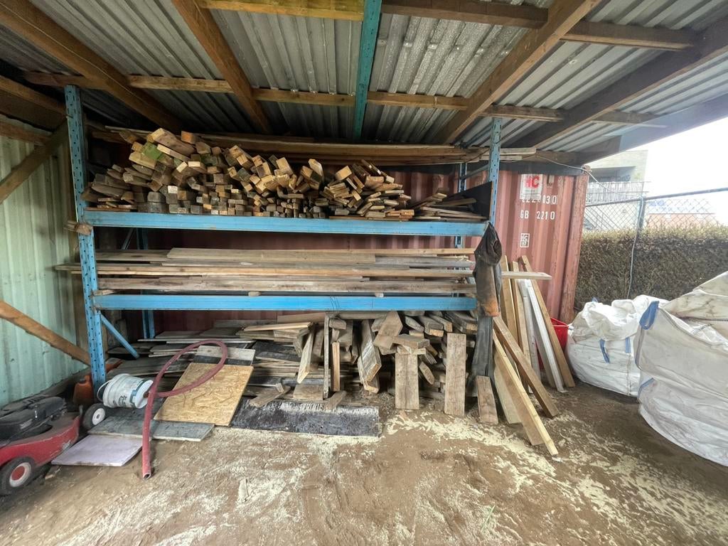Overschot hout van bouw, Ophalen, Zo goed als nieuw