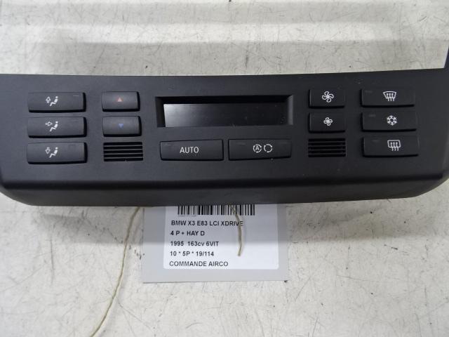 PANNEAU DE COMMANDE CLIMATISATION X3 (E83) (5411-0363938), Autos : Pièces & Accessoires, Tableau de bord & Interrupteurs, BMW