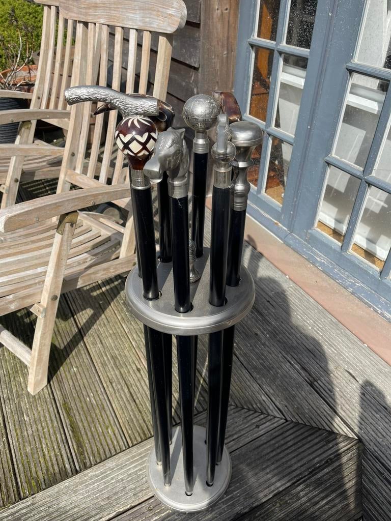 Decoratieve wandelstokset, Tuin en Terras, Ophalen, Zo goed als nieuw