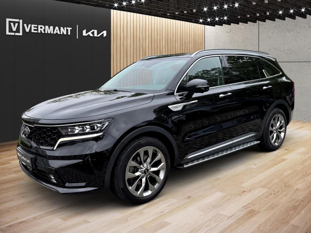 Kia Sorento 1.6T-GDI PHEV Pace AWD 7PL Full Option, Auto's, Kia, Automaat, 1600 cc, Zwart, 38 g/km