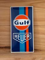 Plaque Émaillée Gulf heuer, Enlèvement ou Envoi, Comme neuf