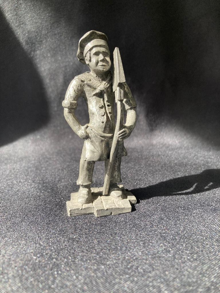 Bakkersfiguur vintage tin, Antiquités & Art, Antiquités | Étain, Enlèvement ou Envoi