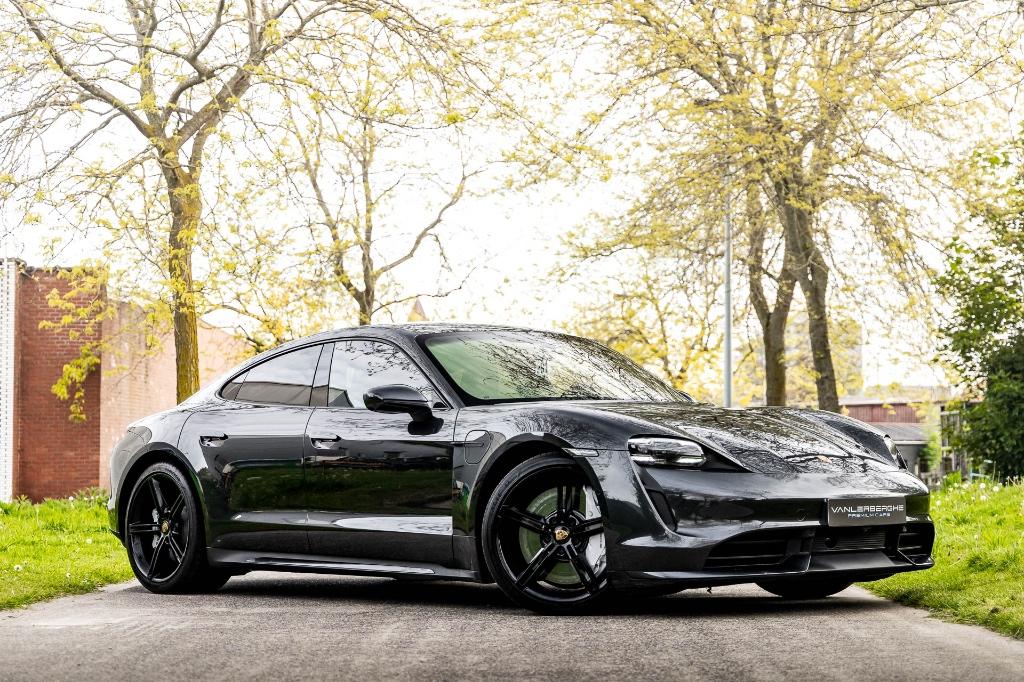 Porsche Taycan Turbo * Matrix * BOSE * SportChrono * ACC *, Auto's, Porsche, Bedrijf, Te koop, Taycan, ABS, Achteruitrijcamera