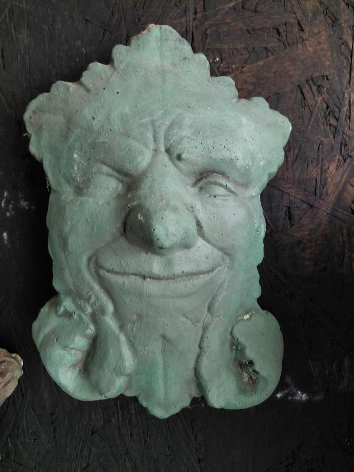 tuinbeeld - greenman, Jardin & Terrasse, Statues de jardin, Neuf, Autres types, Béton, Enlèvement ou Envoi