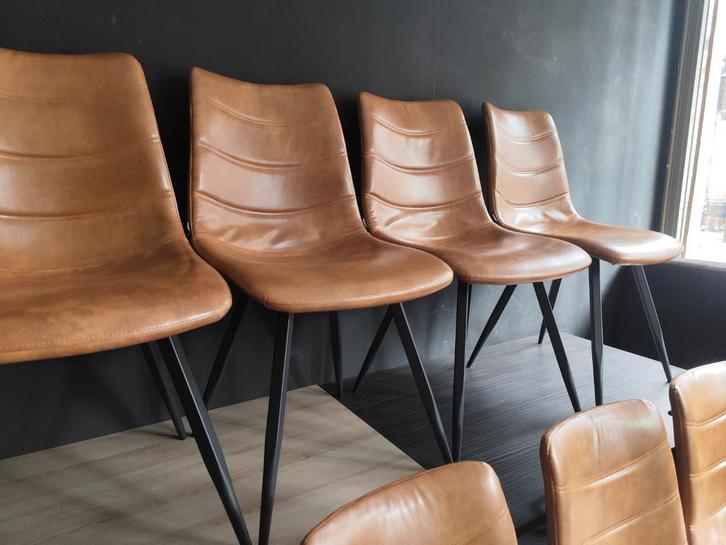 Stoelen roestbruin nog 6 stuks., Maison & Meubles, Chaises, Enlèvement