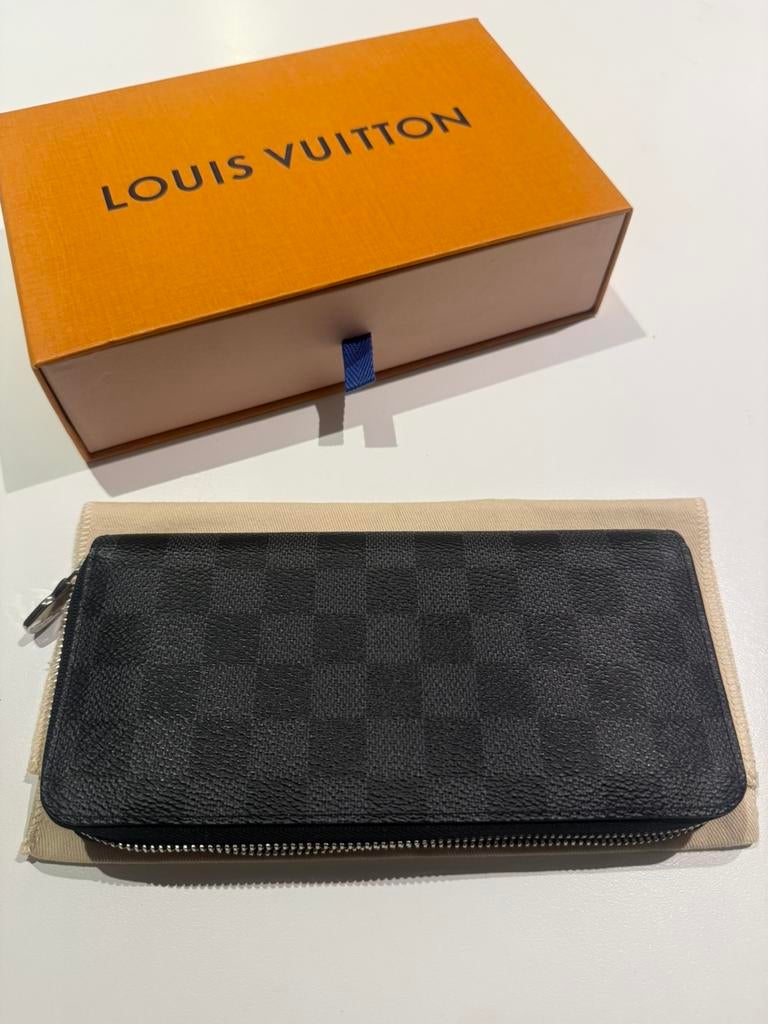 Portefeuille Wallet Louis Vuitton damier graphite comme neuf, Ophalen of Verzenden, Zo goed als nieuw