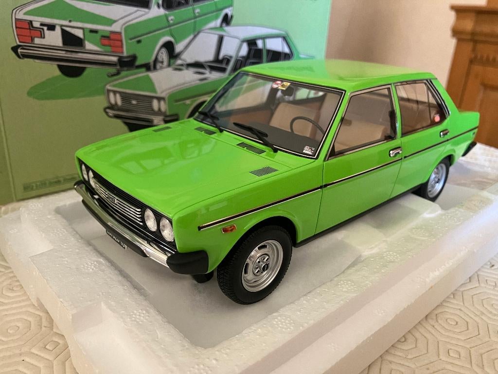 Laudoracing Fiat 131 Mirafiori Groen 1:18, Ophalen of Verzenden, Nieuw