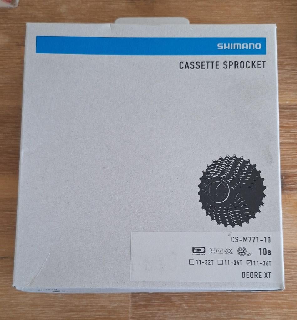Shimano Deore XT M771 10 Speed Cassette NIEUW, Fietsen en Brommers, Fietsonderdelen, Ophalen of Verzenden, Nieuw, Shimano