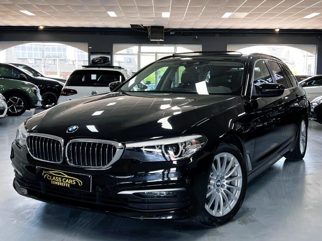 BMW 518 d Touring LOUNGE AUTO PANO CAMERA PDC CLIMTRONIC, Auto's, BMW, Bedrijf, 5 Reeks, Alarm, Diesel, Euro 6, Break, 5 deurs