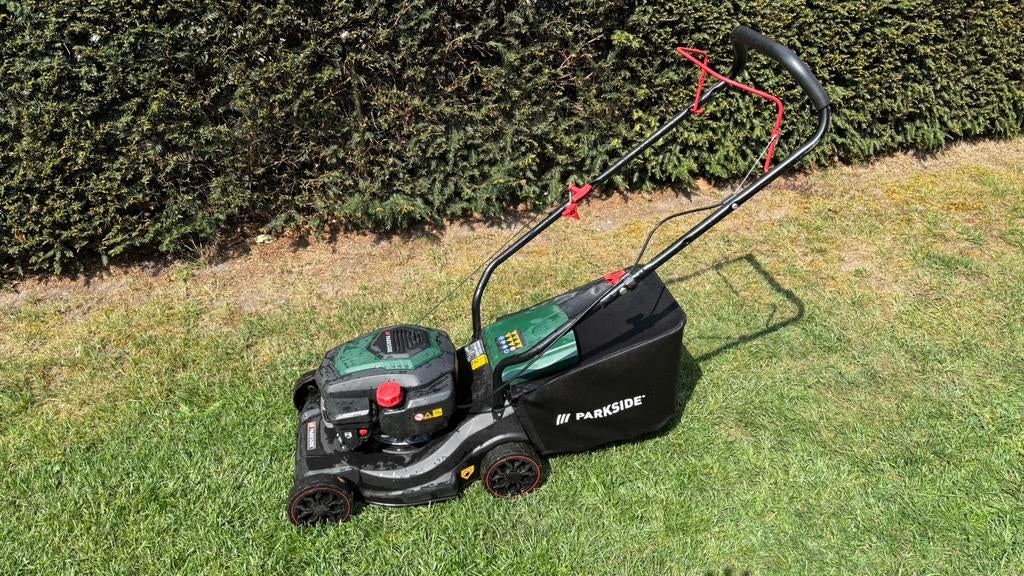 Parkside benzine grasmaaier, Tondeuse rotative, 30 à 39 cm, Enlèvement, Utilisé