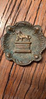 Waterloo/ kleine bronzen herdenkingsplaquette., Verzamelen, Ophalen of Verzenden