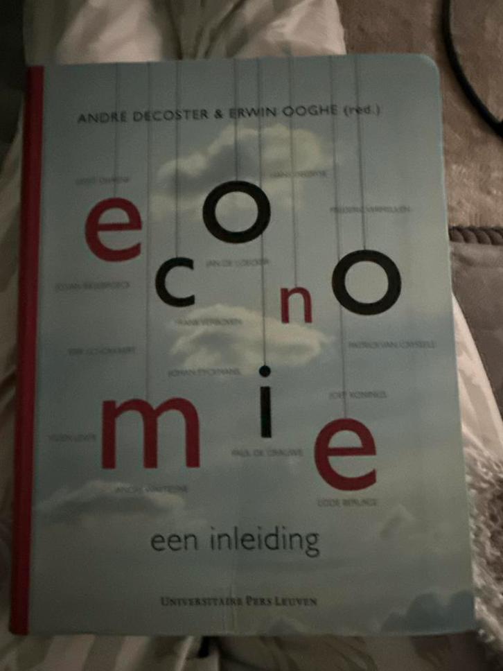 Economie inleiding boek, Boeken, Economie, Management en Marketing, Zo goed als nieuw, Economie en Marketing, Ophalen