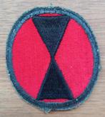 Patch U.S. Army 7TH INFANTRY DIVISION Guerre de Corée BUNC, Collections, Enlèvement ou Envoi, Armée de terre, Emblème ou Badge