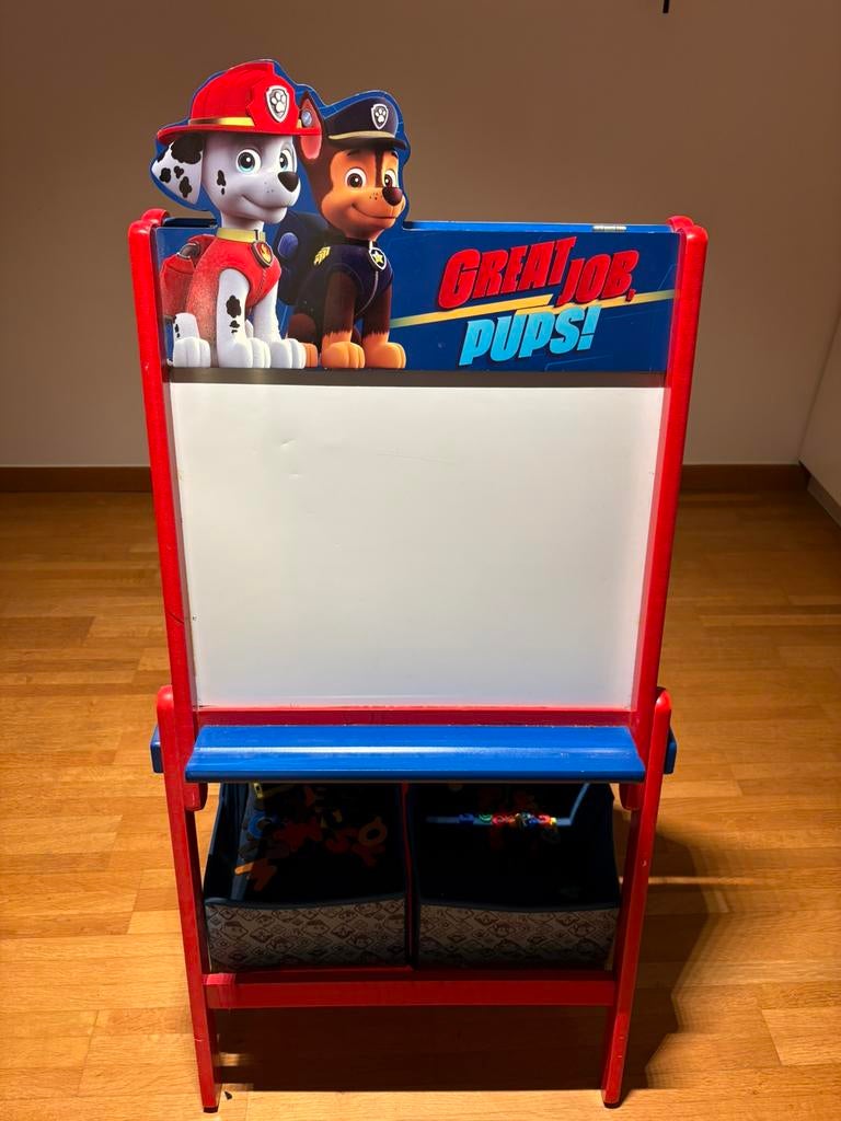 Magneet bord & krijt bord Paw Patrol, Diversen, Schoolborden, Ophalen, Gebruikt, Krijtbord