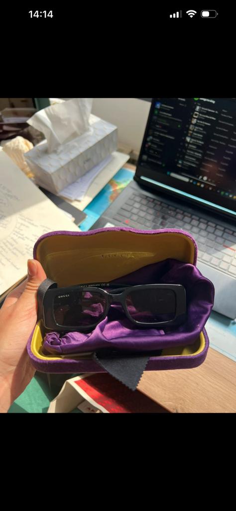 Gucci bril, Overige merken, Zwart, Ophalen of Verzenden, Zo goed als nieuw