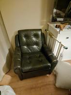 Vintage Clubzetel in zwart leder., Ophalen