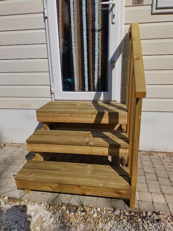 Nieuwe opstaptrappen, Caravans en Kamperen, Stacaravans, Ophalen of Verzenden