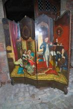 oude paravan kamerscherm, Ophalen