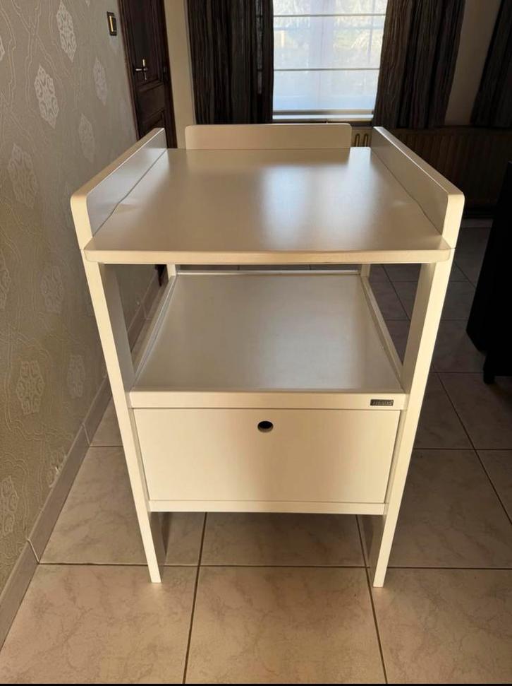 Luiertafel met lade., Kinderen en Baby's, Kinderkamer | Commodes en Kasten, Gebruikt, Ophalen
