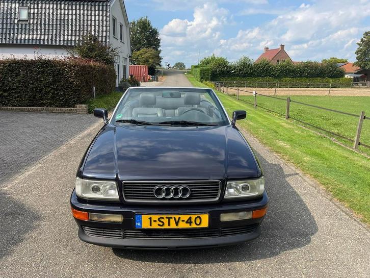 Audi Cabriolet 2.0 S- line 161.889 Km, Autos, Audi, Particulier, Alarme, Essence, Cabriolet, 3 portes, Bleu, Gris, Cuir, Enlèvement