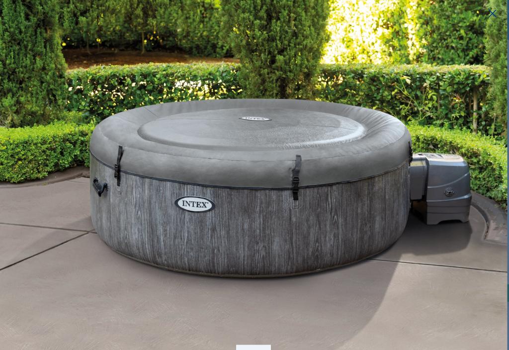 Jacuzzi Intex Greywood Deluxe Bubble Spa 4p, Jardin & Terrasse, Enlèvement, Comme neuf