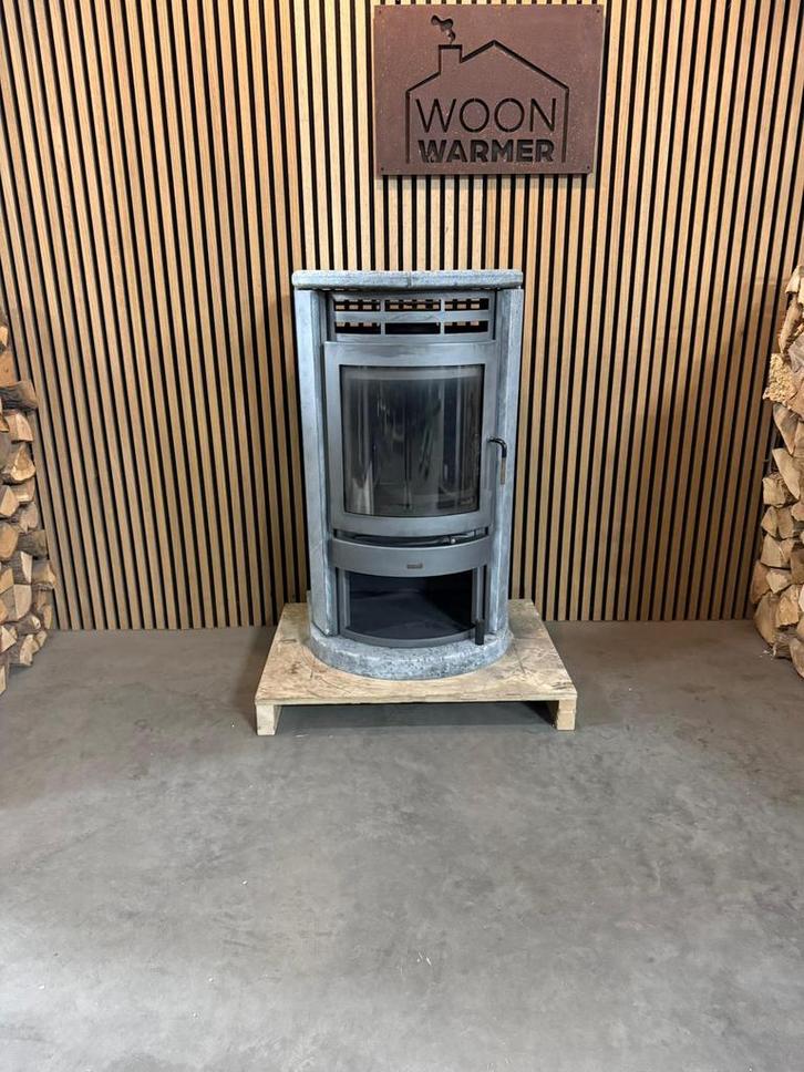 25198 Réchaud Hark Soapstone 8 kW, Maison & Meubles, Poêles, Utilisé, Autoportant, Poêle à bois, Bois, Enlèvement