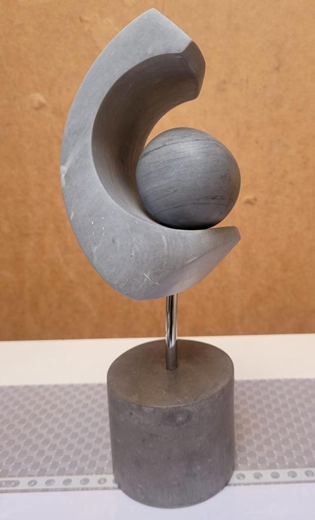 Lieven DEBRABANDERE, beeld in Bardiglio-marmer, Antiquités & Art, Art | Sculptures & Bois, Enlèvement