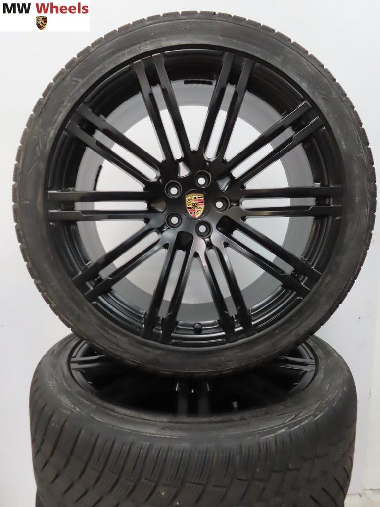 Originele Porsche Macan Turbo 21 inch velgen winterbanden, Pneus et Jantes, Pneus hiver, 265 mm, -