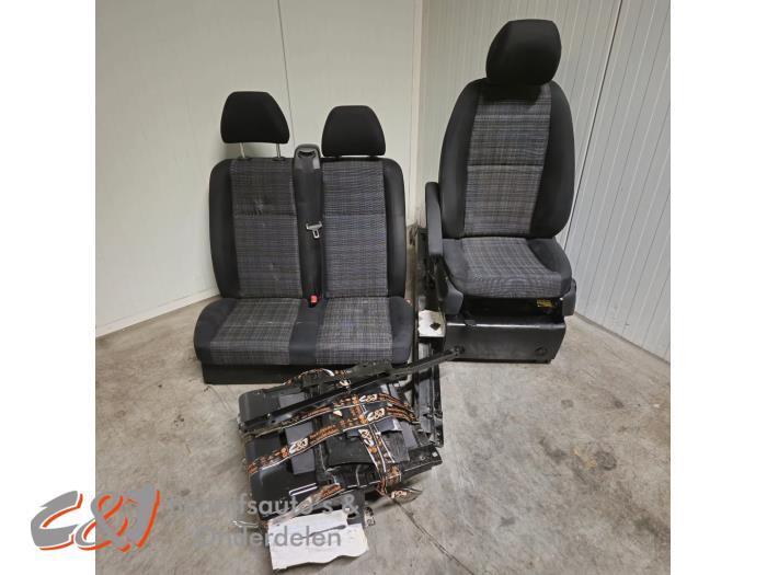Stoelen + Bank (compleet) van een Mercedes Vito, Auto-onderdelen, Interieur en Bekleding, Mercedes-Benz, Gebruikt, 3 maanden garantie