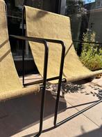 Desert Lounge stoel olijfgroen met zwart, Tuin en Terras, Ophalen, Gebruikt, Metaal