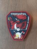 Patch de pompier tac 2W de l'armée de l'air belge, Collections, Envoi, Armée de l'air, Emblème ou Badge