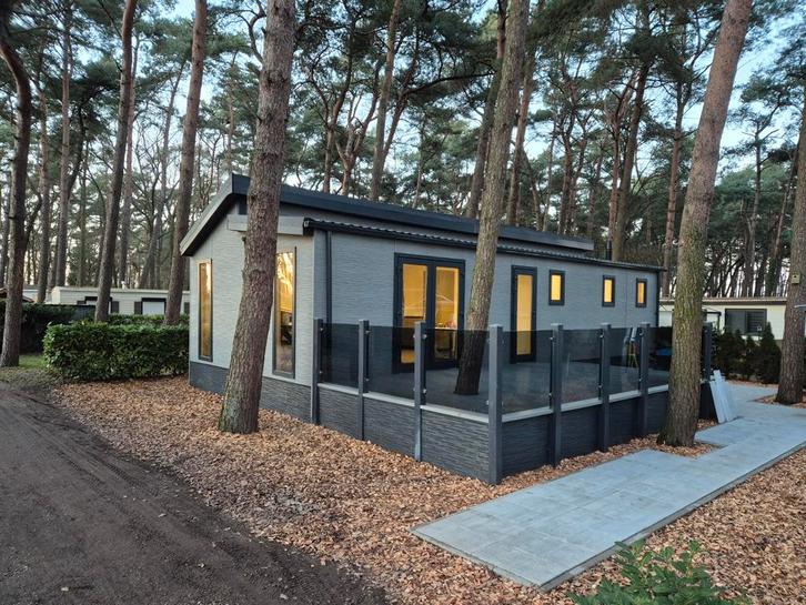 maison 12x5m sur un parc de 2 chambres en bordure de parc BE, Immo, Résidences secondaires à vendre, Province de Limbourg, Chalet