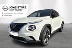 Nissan Juke 1.6 Hybrid 145 N-Design Apple Carplay, achteruit, Auto's, Nissan, Stof, Gebruikt, 1600 cc, Wit