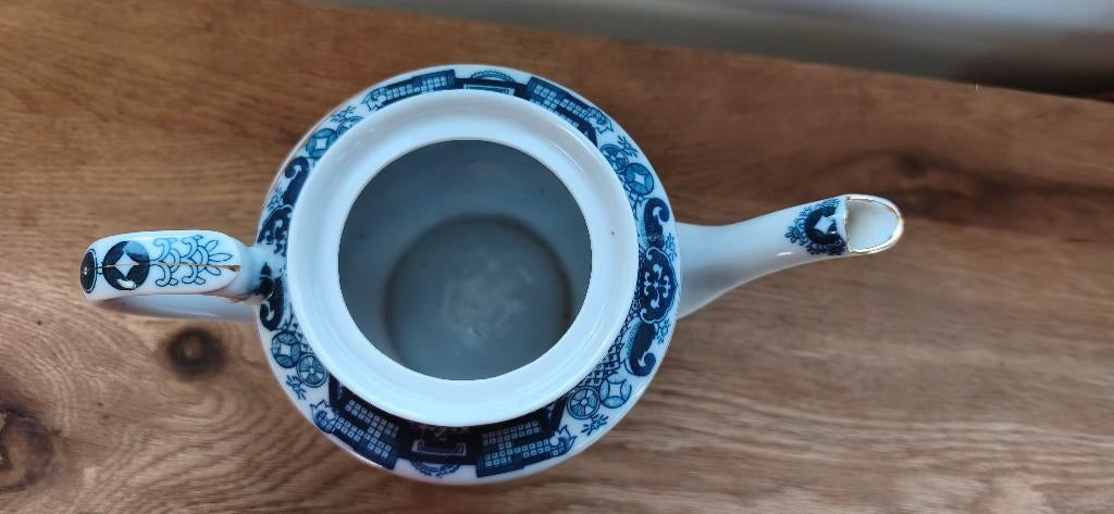 Theepot Willow Blue, Antiquités & Art, Antiquités | Céramique & Poterie, Enlèvement ou Envoi