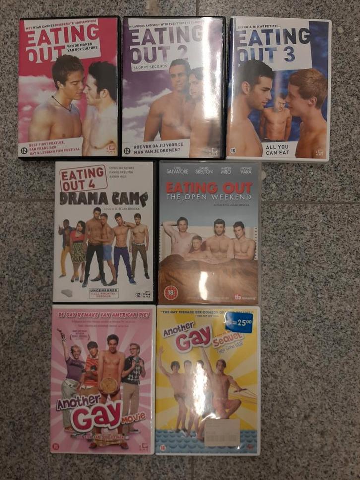 Lot erotisch gay films dvd Eating Out en Another Gay Movie, Cd's en Dvd's, Dvd's | Overige Dvd's, Ophalen of Verzenden