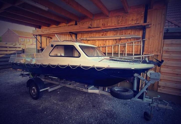 Opknap bootje te koop., Watersport en Boten, Motorboten en Motorjachten, Gebruikt, Overige materialen, Ophalen