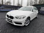 BMW 118i, 2018, 104.000km, Airco, Navigatie + 12m Garantie, Achat, Entreprise, Entretenue par le concessionnaire, Noir