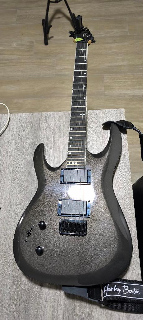 linkshandige harley benton gitaar, Musique & Instruments, Instruments à corde | Guitares | Électriques, Comme neuf, Solid body