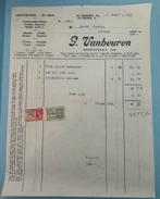 Factuur G. Vanbeuren Sint-Truiden 1937 - Pauwels Corthys, Ophalen, Zo goed als nieuw