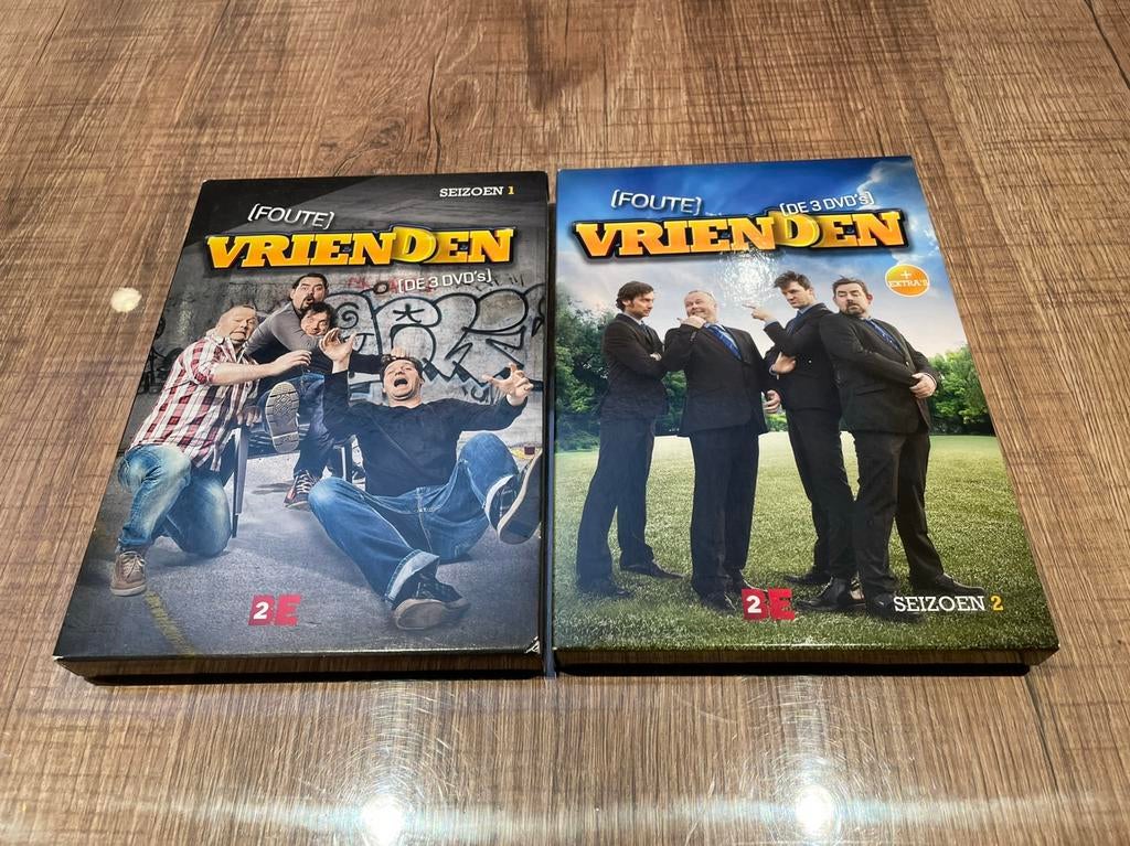 Foute Vrienden - Seizoenen 1 en 2 op Dvd ., Cd's en Dvd's, Dvd's | Tv en Series, Zo goed als nieuw, Komedie, Boxset, Alle leeftijden
