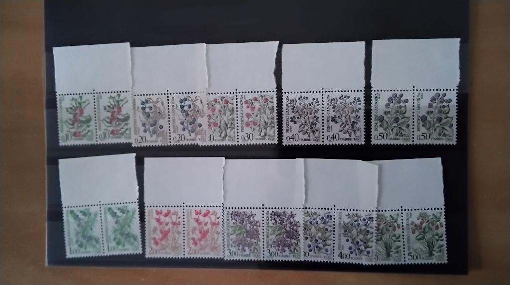 Frans Andorra Y/T 53/62 **., Timbres & Monnaies, Timbres | Albums complets & Collections, Envoi