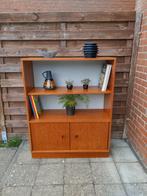 Vintage Scandinavische boekenkast, Huis en Inrichting, Ophalen, Teakhout