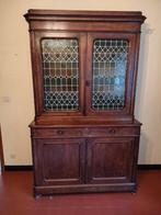 Mahonie vitrinekast, Antiek en Kunst, Ophalen