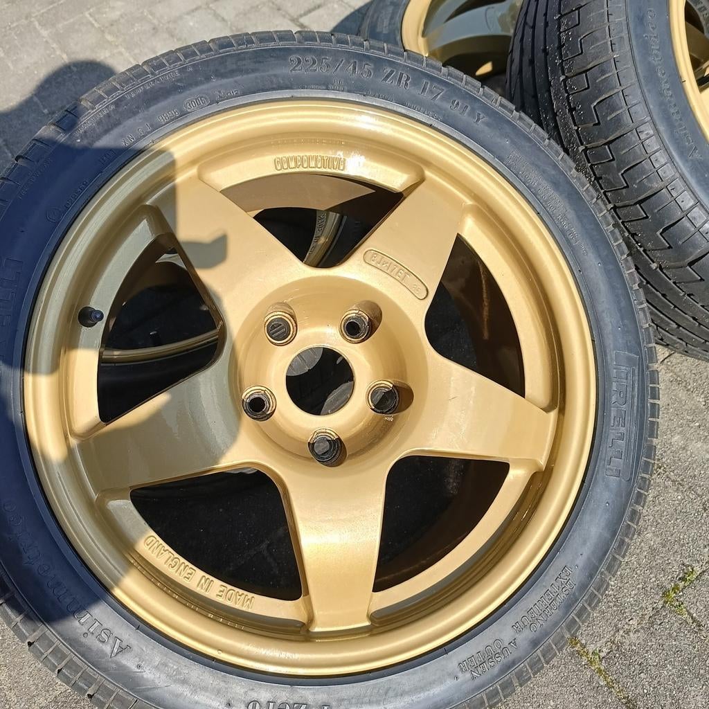 Compomotive Velgen 5x120 BMW, Ophalen, Gebruikt, Velg(en), 17 inch