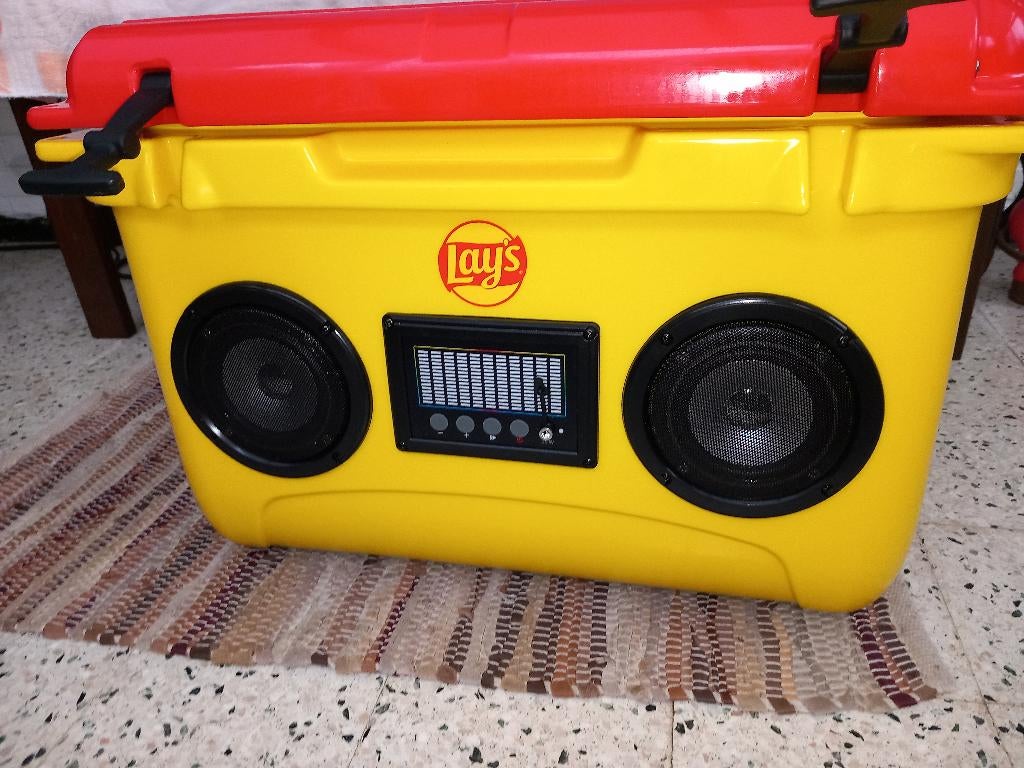 Koelbox met stereo, Caravanes & Camping, Glacières, Enlèvement ou Envoi, Neuf, Glacières, Élément de refroidissement