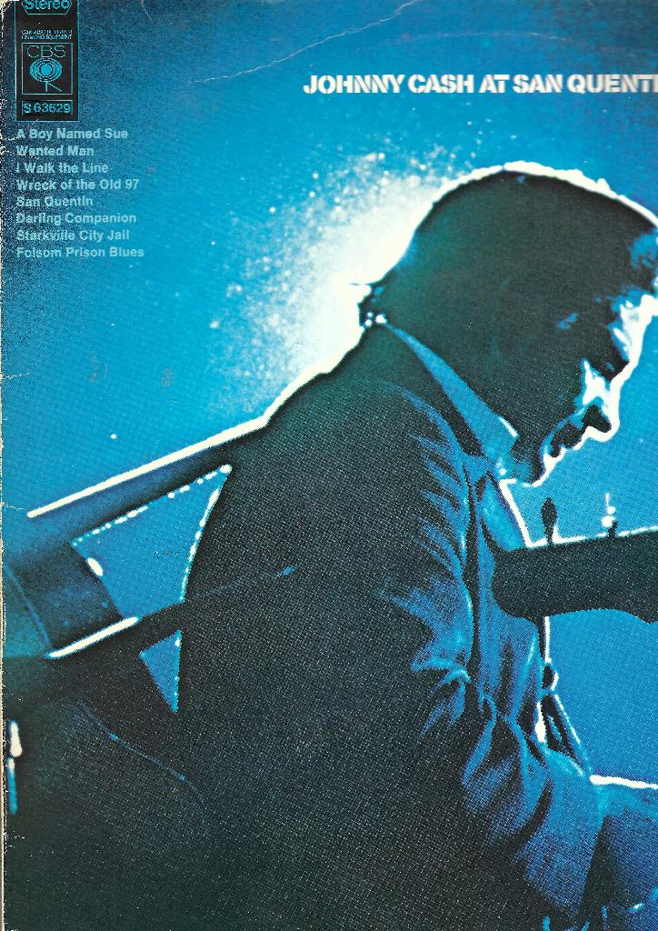 JOHNNY CASH lp At San Quentin, Cd's en Dvd's, Ophalen of Verzenden