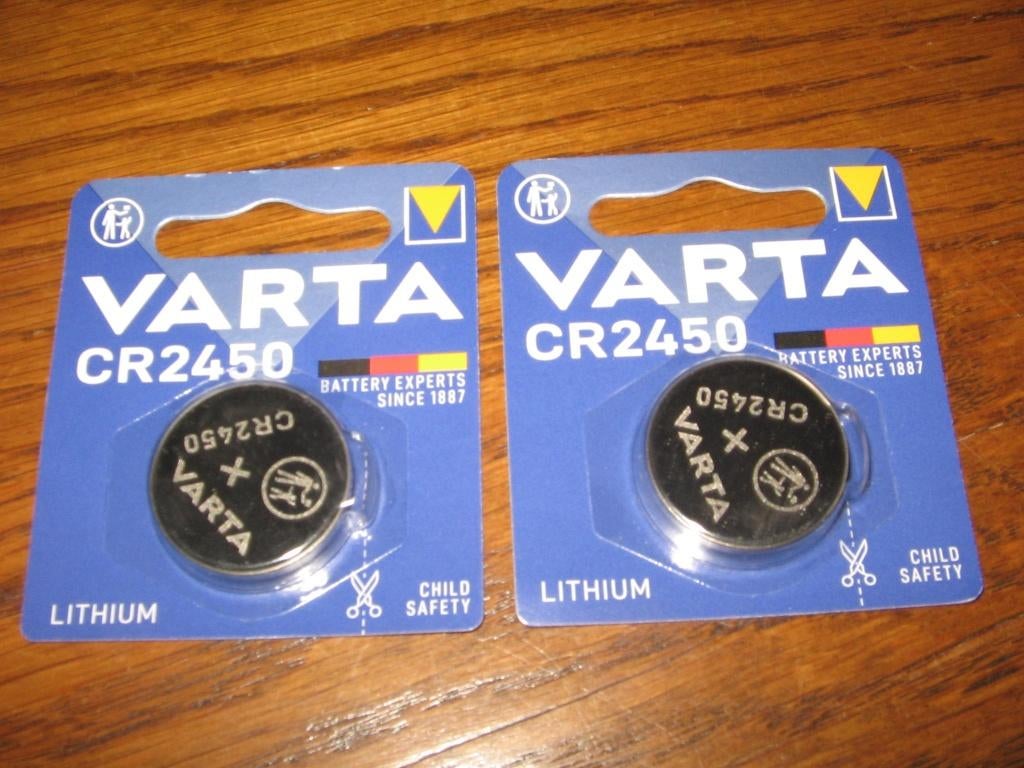 2 nieuwe Lithium Varta batteriijen CR 2450, Enlèvement, Neuf