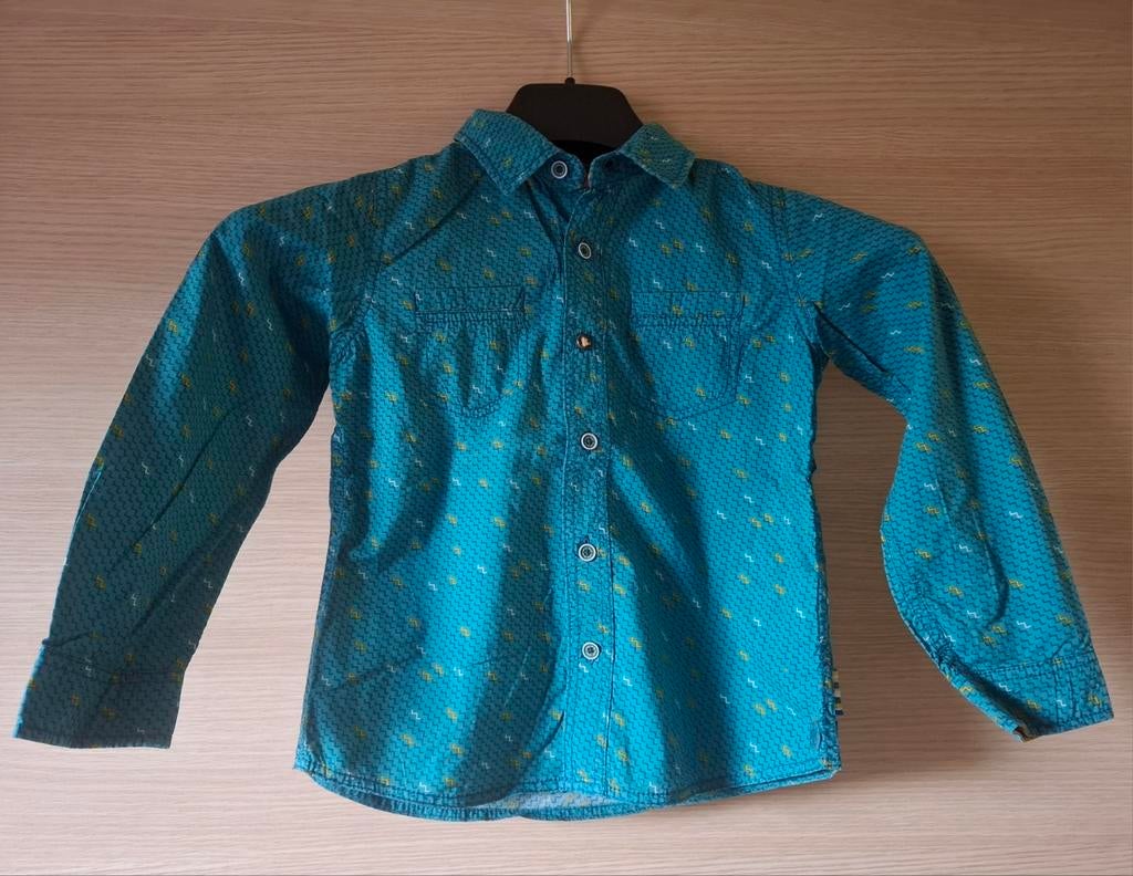 Tof groen hemdje 'Kaatje' JBC maat 122 of 7 jaar, Kinderen en Baby's, Kinderkleding | Maat 122, Overhemd of Blouse, Ophalen of Verzenden